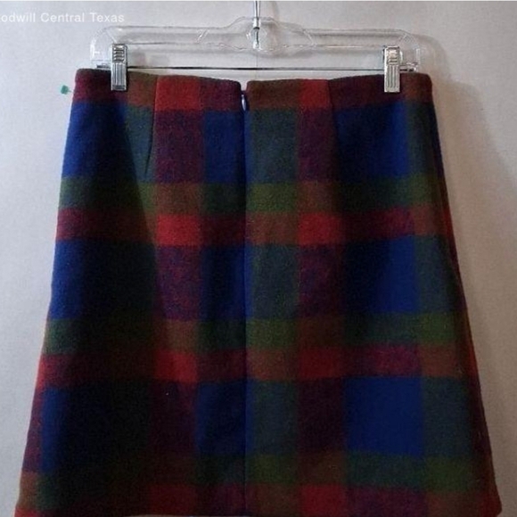 Anthropologie Hutch Plaid Mini Skirt S NWT | Preppy Winter Tartan HOLIDAY SALE - Picture 4 of 4